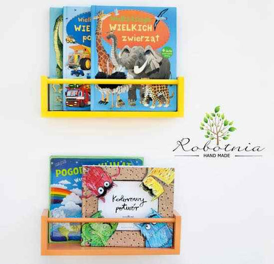 Kids Bedroom Floating Organizer Book Shelf Decor