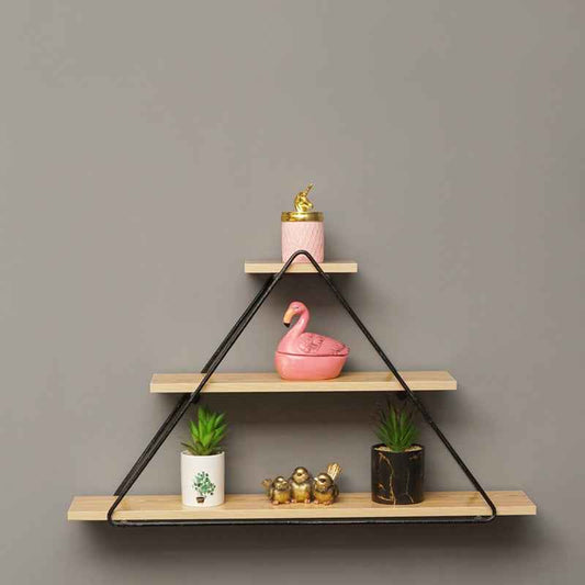 Chengxin Triangle Floating Wall Metal Organizer Shelf Decor - Special "Special Offer"