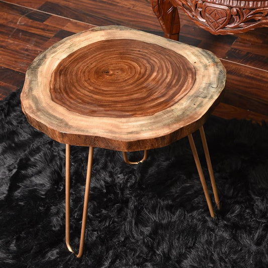 Billet Wooden Log Hairpin Table (Epoxy Build)