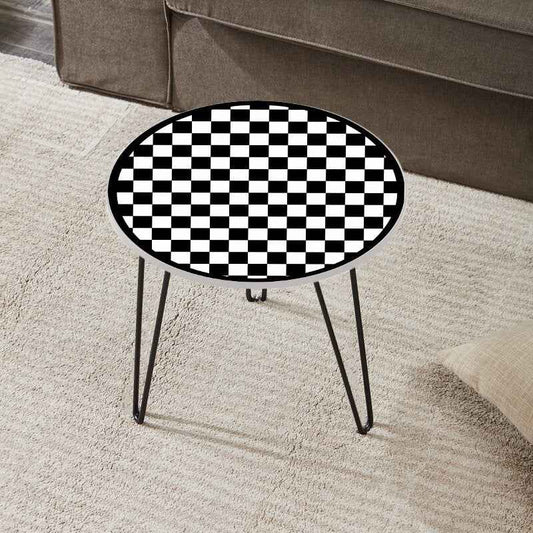 Damru Mist Living Coffee Lounge Center Side Hairpin Table
