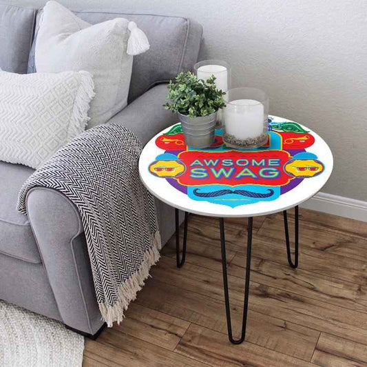 Desi Swag Living Lounge Center Coffee Sofa Side Hairpin Table