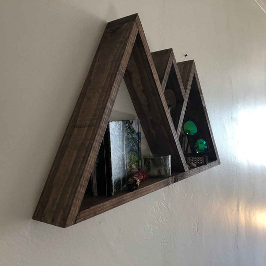 Mountain Theme Living Bed Drawing Room Floating Shelf Decor