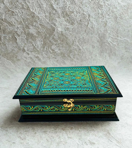 Naqshi Art Wooden Jewelry Box