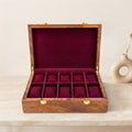 10 Watches - Golden Hinge - Wood Top