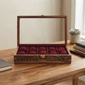 10 Watches - Carving - Glass Top