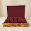 10 Watches - Carving - Wood Top - Hard Pillows