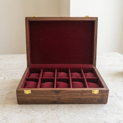 10 Watches - Plain - Wood Top - Elegance Antique Store