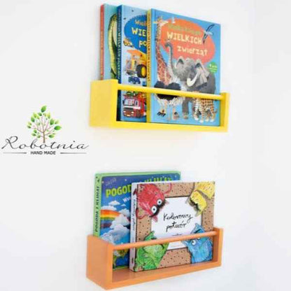 Kids Bedroom Floating Organizer Book Shelf Decor