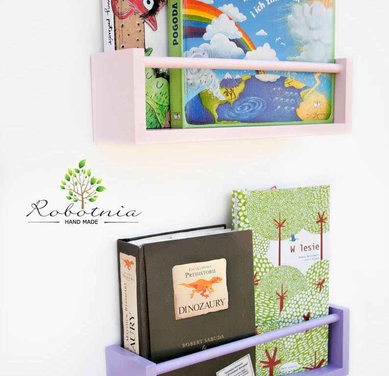 Kids Bedroom Floating Organizer Book Shelf Decor