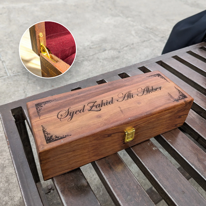 Customized Name or Logo Wooden Watch box - Elegance Antique Store
