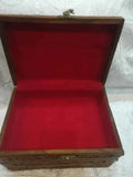 Antique Handmade Wooden Jewelry Box