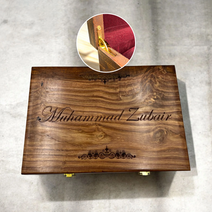 Customized Name or Logo Wooden Watch box - Elegance Antique Store