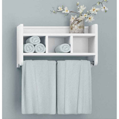 Davida Bathroom Floating Organizer Towel Shelf