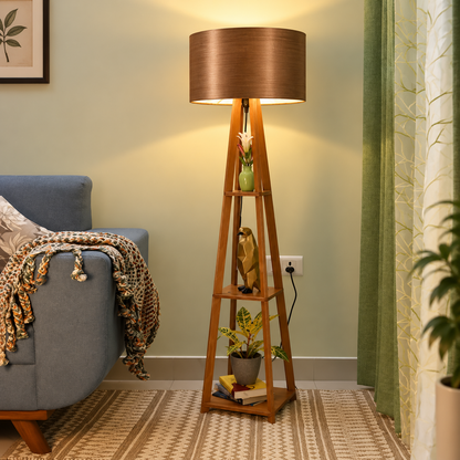 Wooden Classic Floor Lamp for Living Room Home Decoration