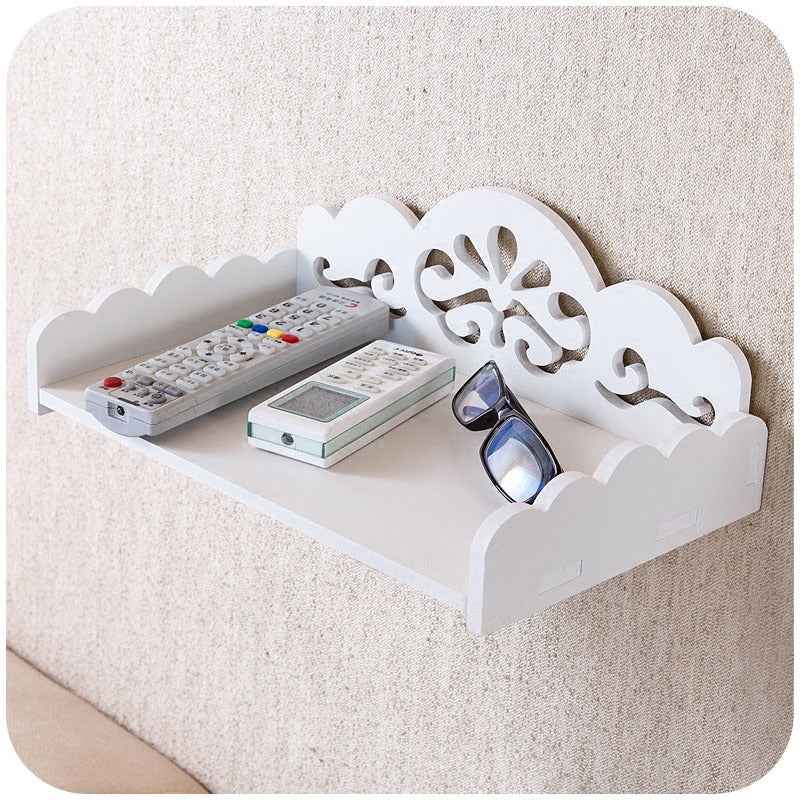 Remote Wifi Lounge Floating Organizer Shelf