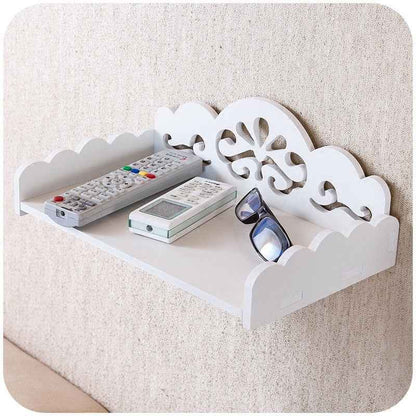 Remote Wifi Lounge Floating Organizer Shelf
