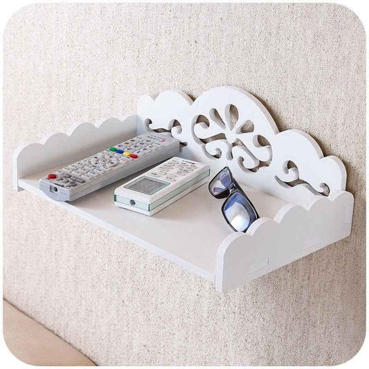 Remote Wifi Lounge Floating Organizer Shelf