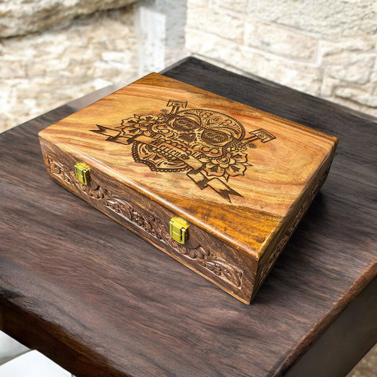 Customized Name or Logo Wooden Watch box - Elegance Antique Store