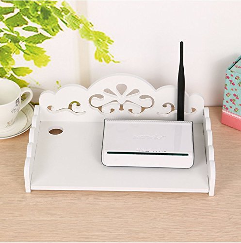 Remote Wifi Lounge Floating Organizer Shelf