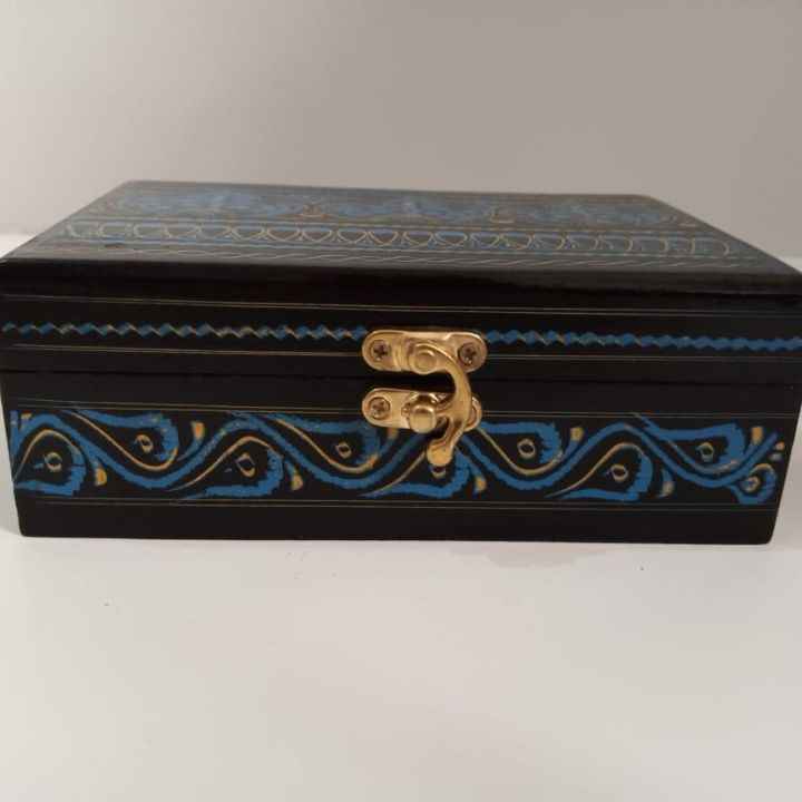 Lacquer Art Wooden Jewelry Box