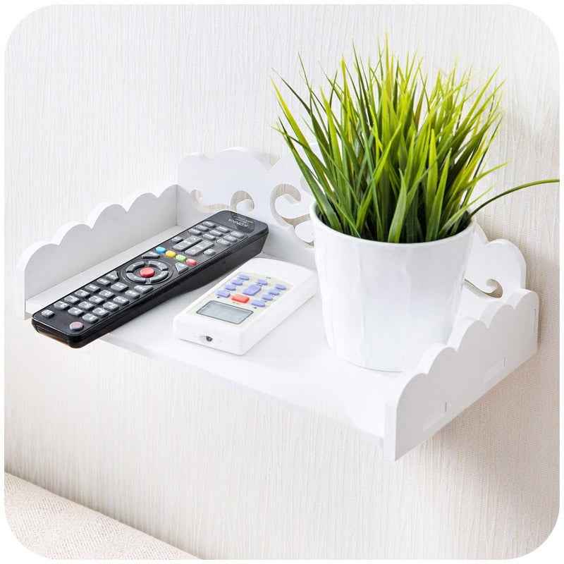 Remote Wifi Lounge Floating Organizer Shelf