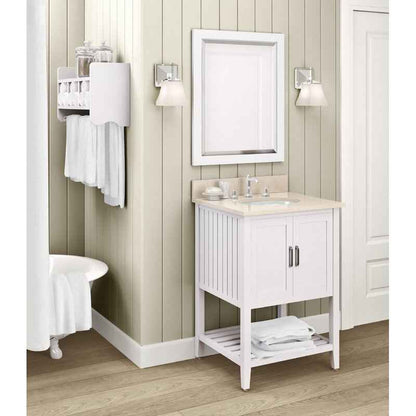 Davida Bathroom Floating Organizer Towel Shelf