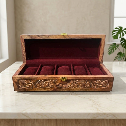 5 Watches - Carving - Wood Top - Elegance Antique Store