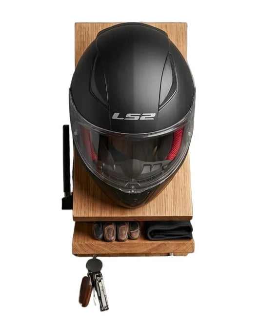 Premium Motorcycle Helmet Storage Stand – Wall Mounted
