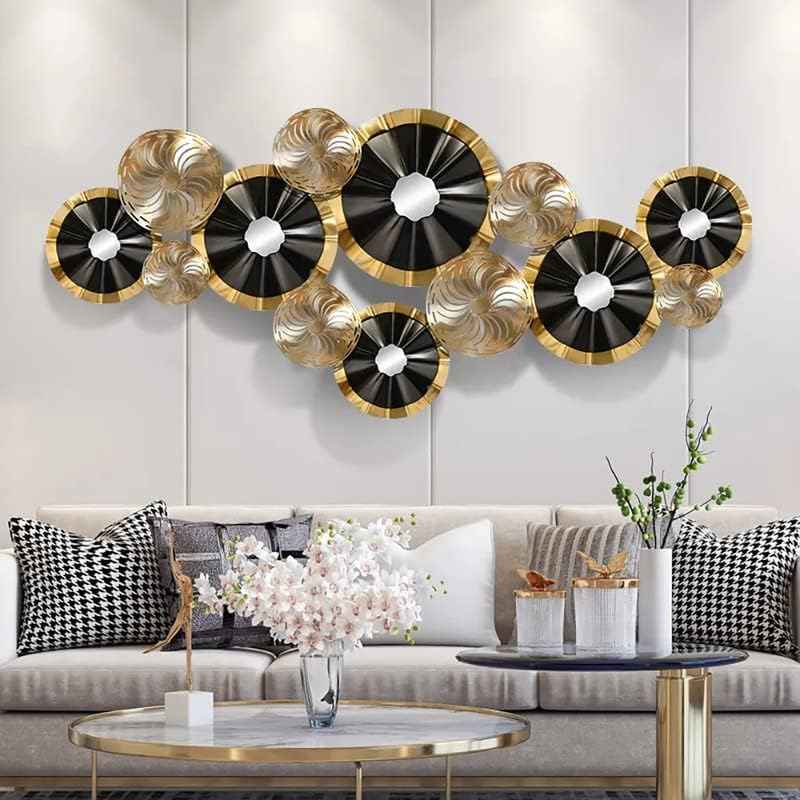 Luxury Black & Gold Abstract Wall Art