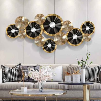 Luxury Black & Gold Abstract Wall Art
