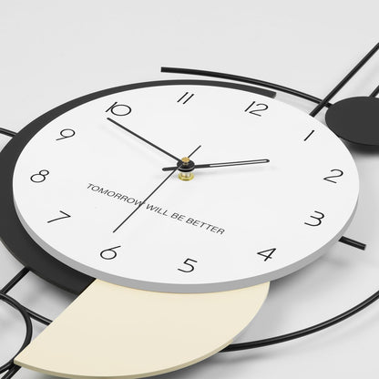 Orbit Shelf Luxe Wall Clock