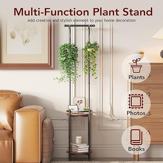 Plant Stands Plant Stand for Balcony Rust Proof Metal Plant Stand for Living Room