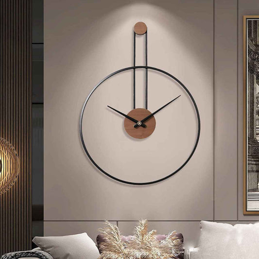 Chintamani Vintage Wall Clock – 22-Inch Decorative Timepiece for Living Room, Bedroom & Farmhouse Style Decor