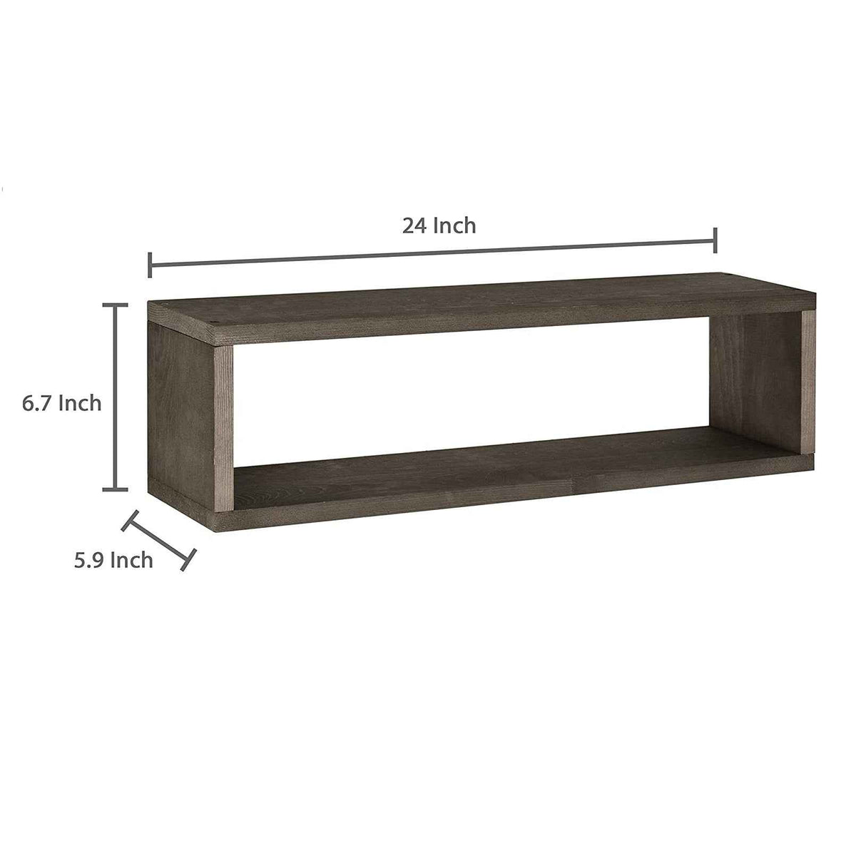 Display Boxes Living Lounge Drawing Room Floating Shelf (Set of 2)