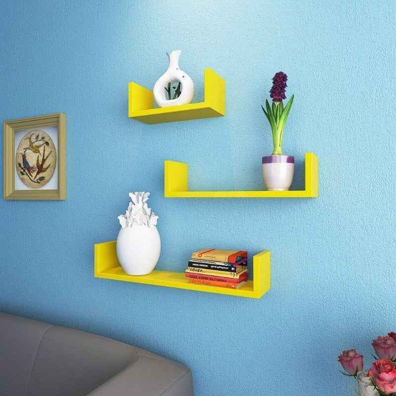 Swarm Lounge Living Room Floating Organizer Shelf (Set of 3)