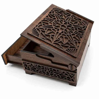 Premium Wooden Jewelry Box with Drawer