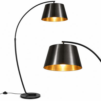 Modern Arc Floor Lamp – Tall Hanging Lamp for Living Room & Bedroom
