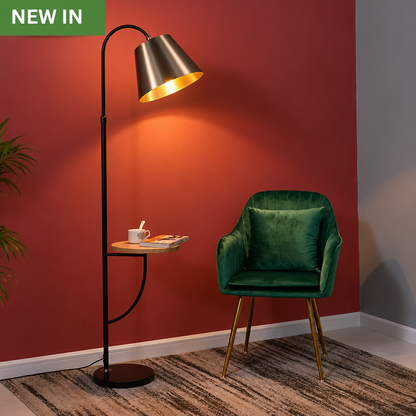 Curved with Coffee Table Floor Lamp Bedside Living Room Bedroom Telescopic