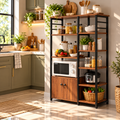 Ered Kitchen Microwave Oven Storage Spice Organizer Bakers Rack