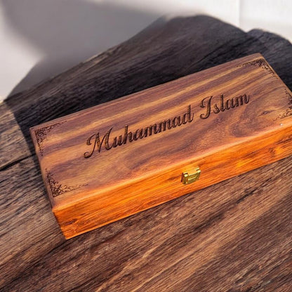 Customized Name or Logo Wooden Watch box - Elegance Antique Store