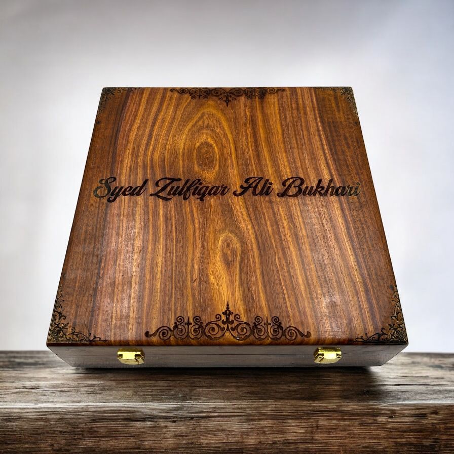 Customized Name or Logo Wooden Watch box - Elegance Antique Store