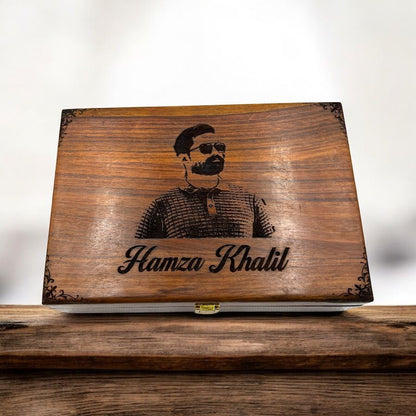 Customized Name or Logo Wooden Watch box - Elegance Antique Store