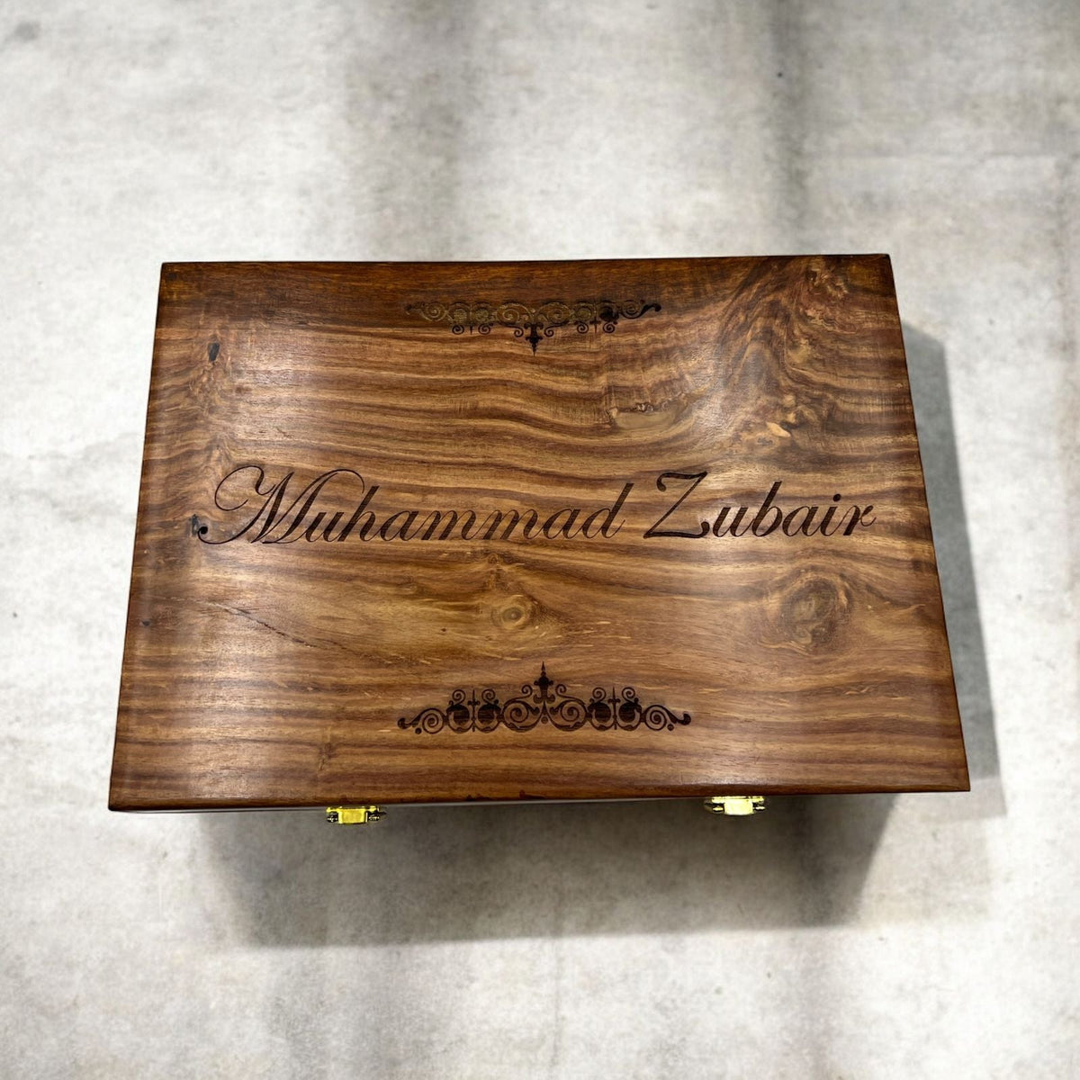 Customized Name or Logo Wooden Watch box - Elegance Antique Store
