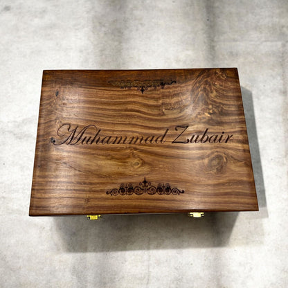 Customized Name or Logo Wooden Watch box - Elegance Antique Store
