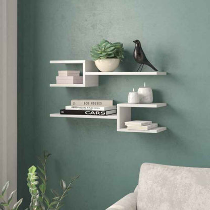 Hype Catcher Lounge Living Room Floating Organizer Shelf (Set of 2)