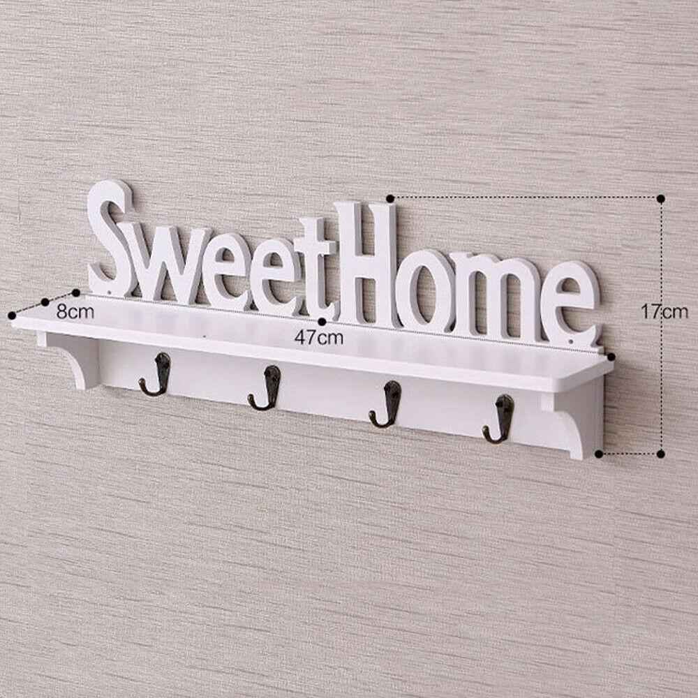 Sweet Home Living Room Floating Organizer Shelf Decor