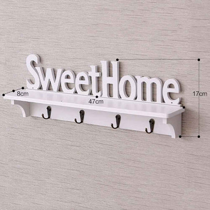 Sweet Home Living Room Floating Organizer Shelf Decor