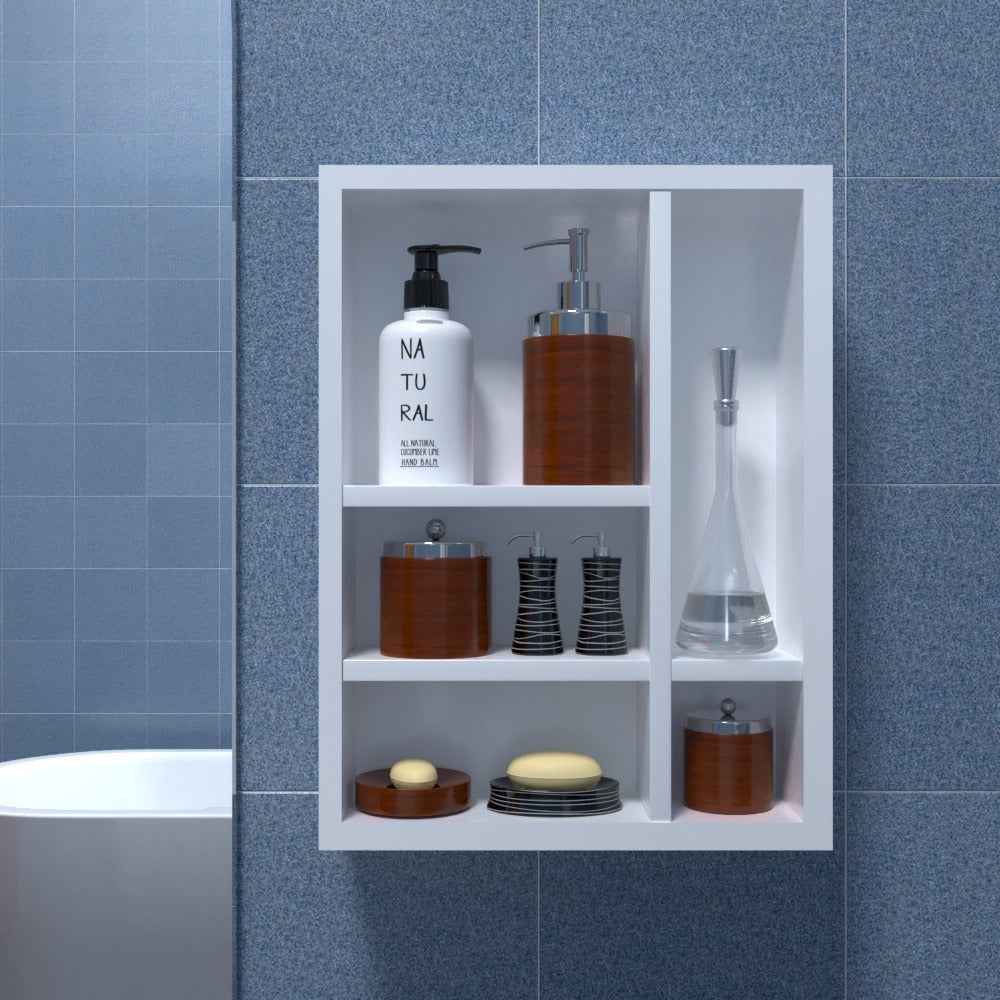 Fresca Bathroom Storage Organizer Floating Shelf