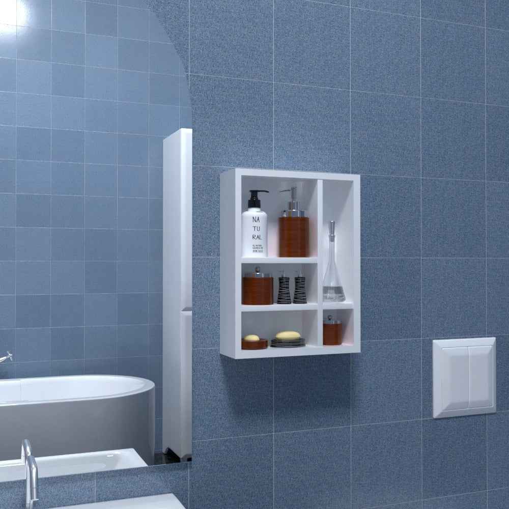 Fresca Bathroom Storage Organizer Floating Shelf