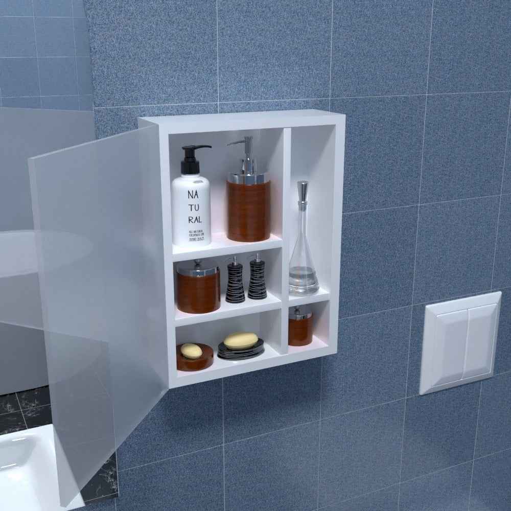 Fresca Bathroom Storage Organizer Floating Shelf